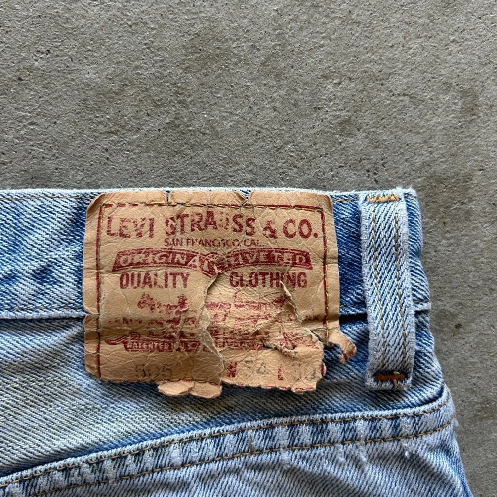 Vintage‎ Levis 505 Jeans Size 34x30 Blue Medium Wash Denim Regular Straight Leg